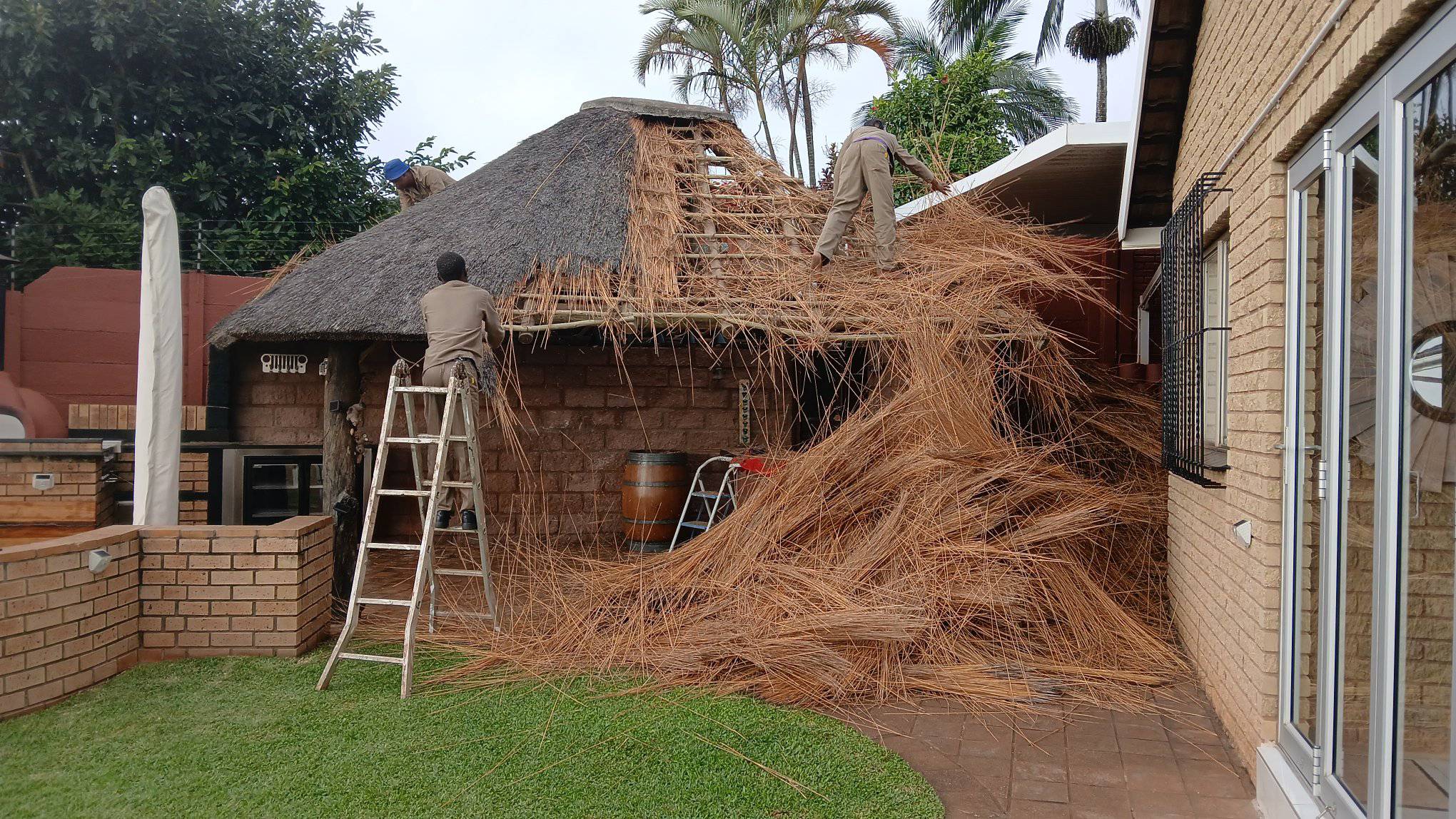 Roof restoration work